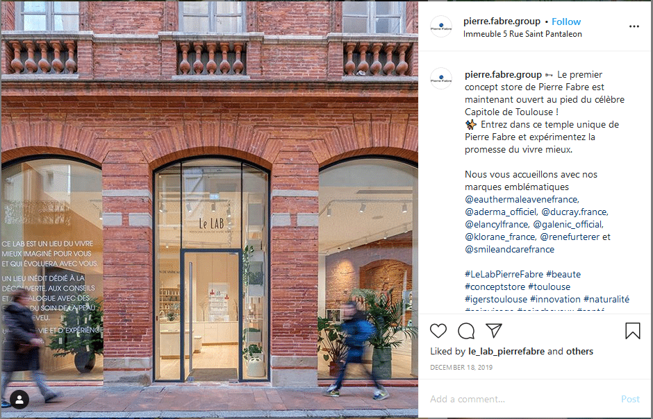 publication instagram pierre fabre lab