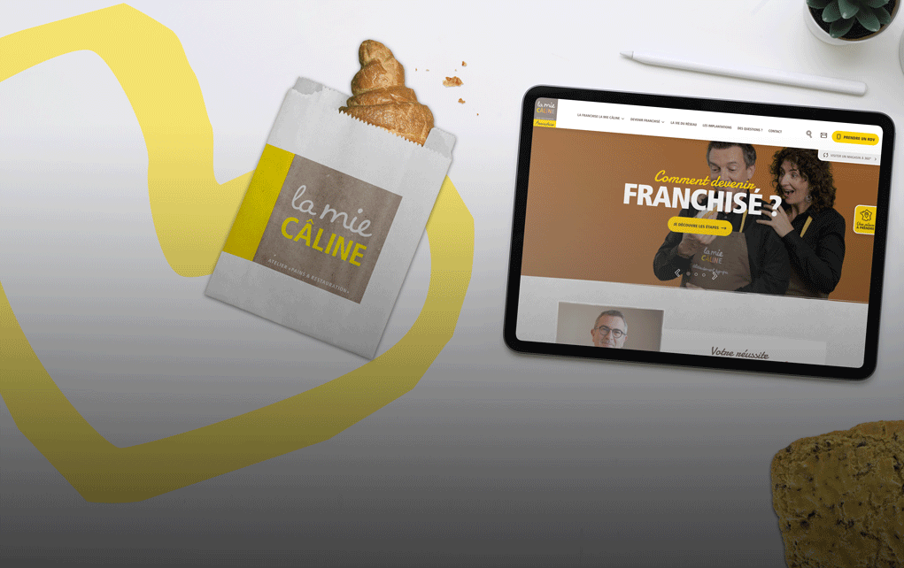 Un nouveau site pour les Franchisés de La Mie Câline