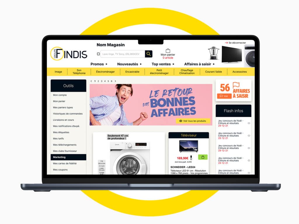 Version netres des extranets Findis