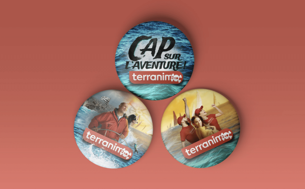 Badge Cap sur l'aventure