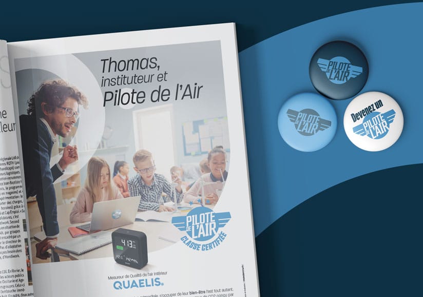 Réalisation Pilote de l'air pour Quaelis d'Orium