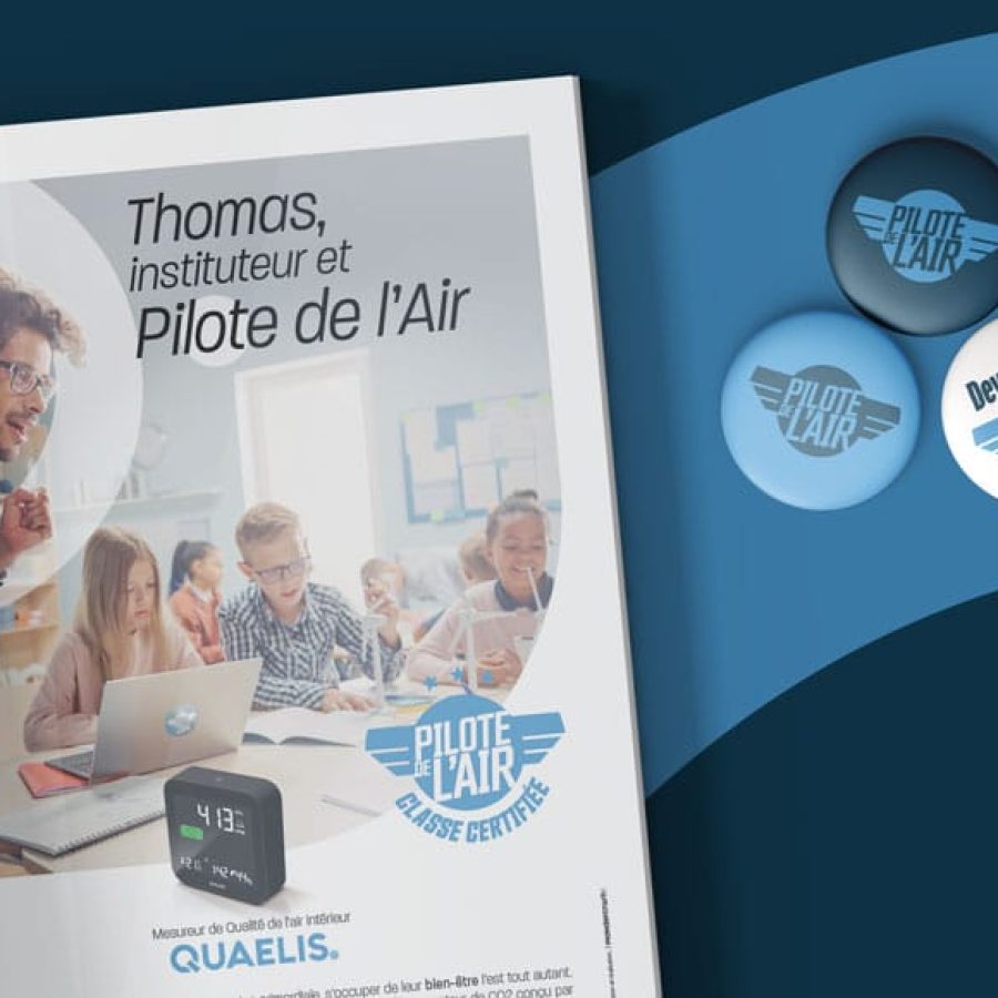 Réalisation Pilote de l'air pour Quaelis d'Orium